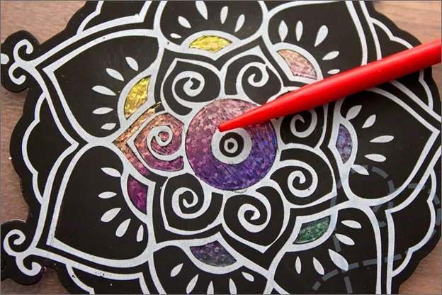 Scratch art krassen
