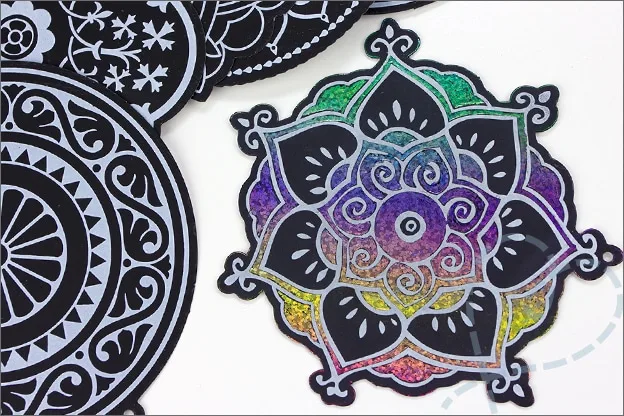 action scratch art gemaakt