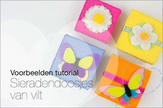 Voorbeelden tutorial sieradendoosje