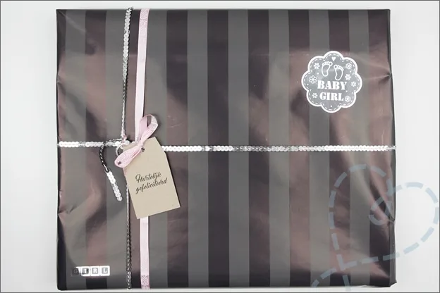 cadeau babyshower ingepakt