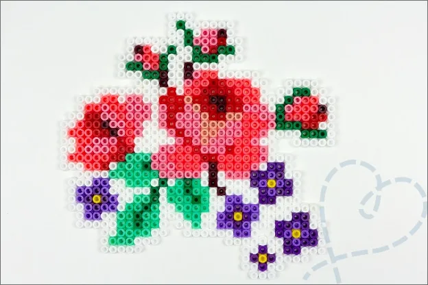 strijkkralen bloemen