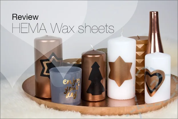 Review: HEMA Wax sheets voor kaarsen