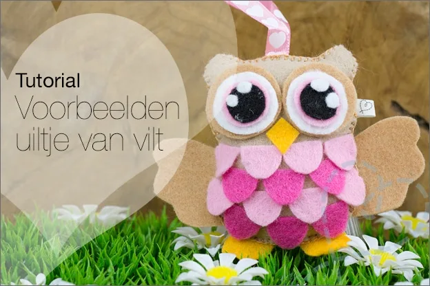 Voorbeelden tutorial Uiltjes van vilt