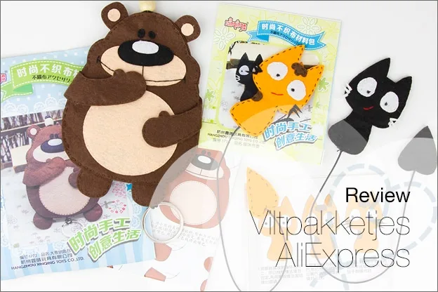 Review: complete viltpakketjes AliExpress