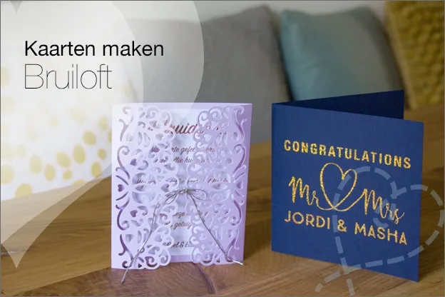 Zelf trouwkaarten maken bruiloft