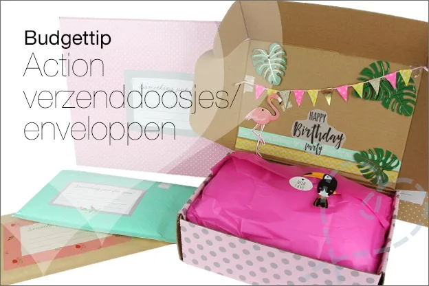 Budgettip Action verzenddoosjes pakket cadeaudoos