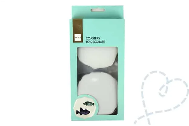 HEMA onderzetters DIY keramiek