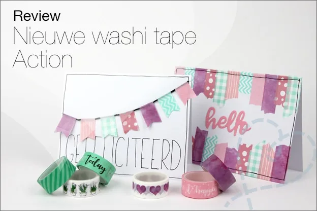 Washi tape Action review nieuw design
