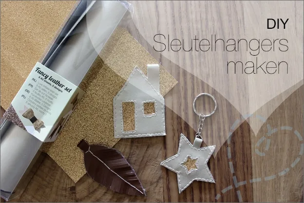 DIY Sleutelhanger imitatieleer