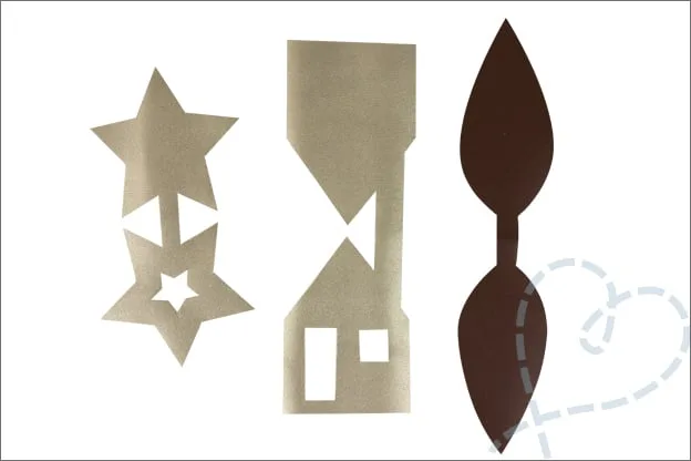 DIY sleutelhanger patroon knippen uit leer