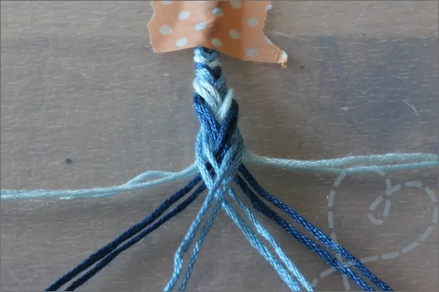 DIY Vriendschaparmbandjes visgraat techniek uitleg