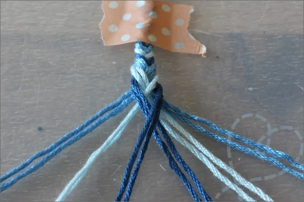 DIY Vriendschaparmbandjes vlechten uitleg borduurgaren