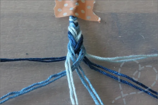 DIY visgraat armbandje vlechten uitleg