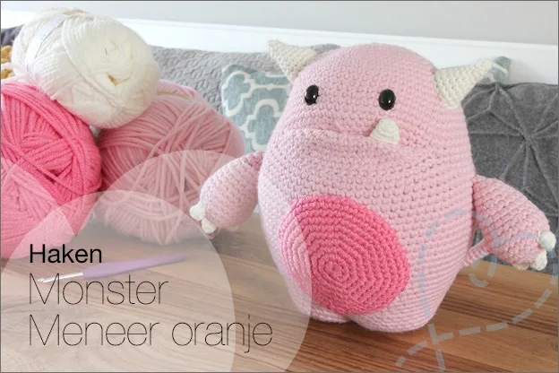 Haken #68: Meneer Oranje (DIY Fluffies haakpatroon)
