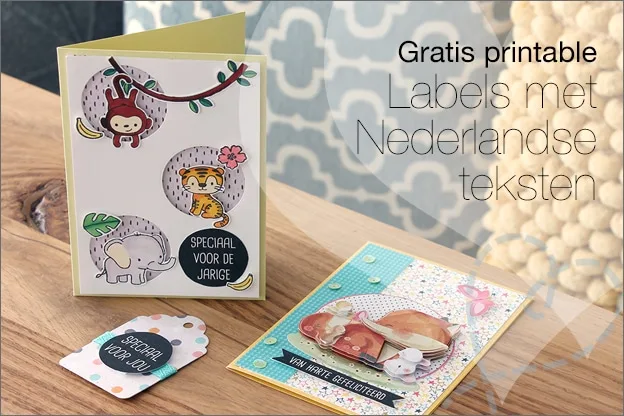 Gratis printable: Labels met Nederlandse teksten voor o.a. kaarten maken en cadeaulabels