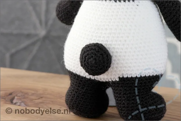 Haken panda uitleg staart