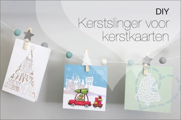 DIY #78: Slinger maken voor kerstkaarten