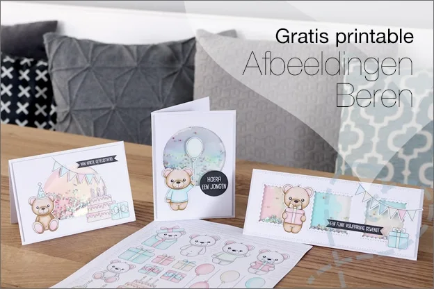 Gratis printable: Afbeeldingen beren (geschikt voor te knutselen)