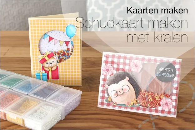 Kaarten maken #99: Uitleg schudkaarten maken met kraaltjes