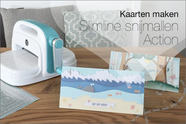 Kaarten maken #113: Action Slimline snijmallen (maart 2022)