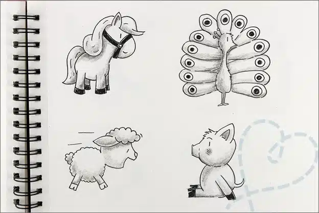 Tekenen: Review Boek Schattige diertjes teken je zo! Nobody ELSe