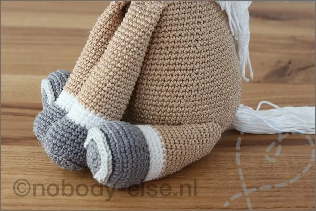 Haken paard haakpatroon makkelijk beginners gratis