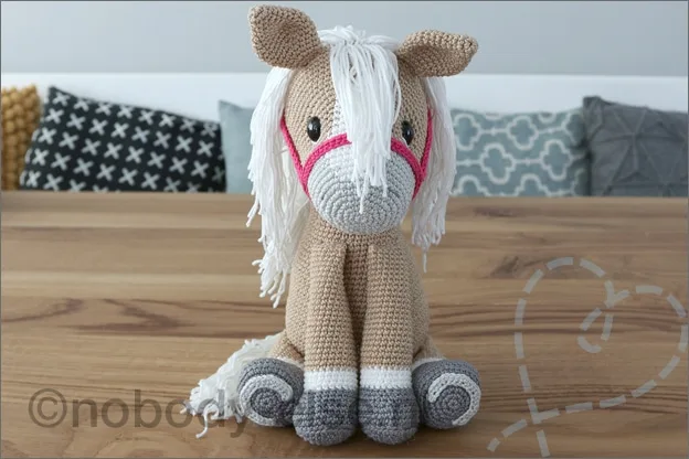 gratis patroon haken paard