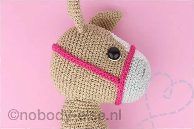 nederlands haakpatroon paard hoofd