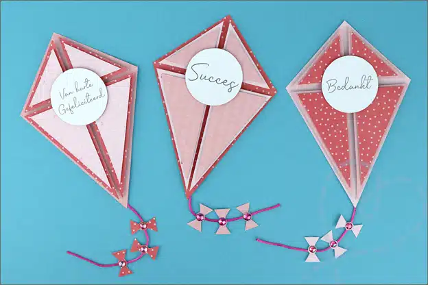 kaart met vlieger maken uitleg gratis printable