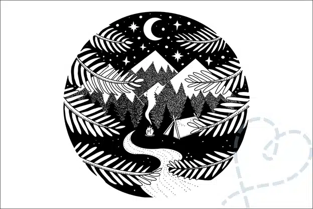 fineliner-kunstwerk tekenen uitleg digitaal procreate