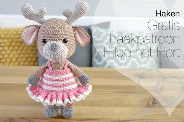 Haken #176: Hilde het Hert, gratis haakpatroon