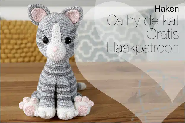 Haken #182: Cathy de Kat, gratis haakpatroon
