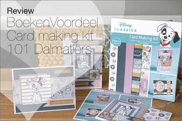 Review: BoekenVoordeel Card making kit 8 cards 101 Dalmatians