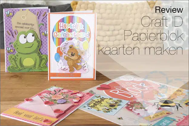 Review: Craft ID Papierblok om kaarten mee te maken