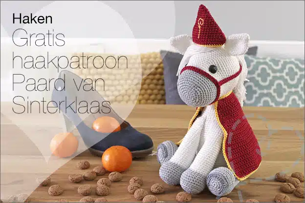 Haken #194: Ozosnel, het paard van Sinterklaas, gratis haakpatroon