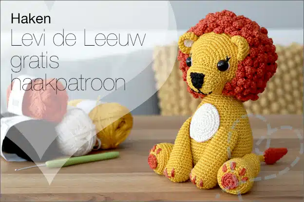 Haken #201: Levi de Leeuw gratis haakpatroon