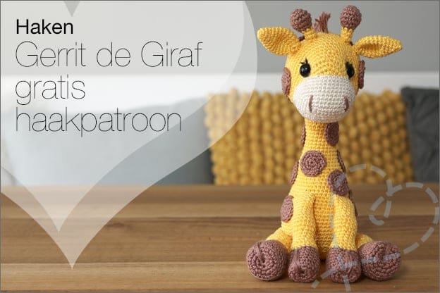 Haken #210: Gerrit de Giraf, gratis haakpatroon