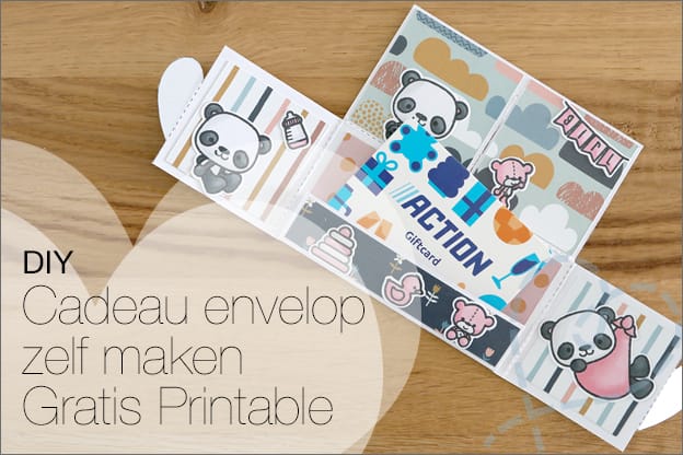 DIY #104: Cadeau envelop zelf maken, gratis printable