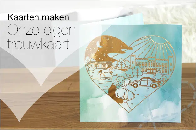 Kaarten maken #184: Onze eigen trouwkaart ontwerpen