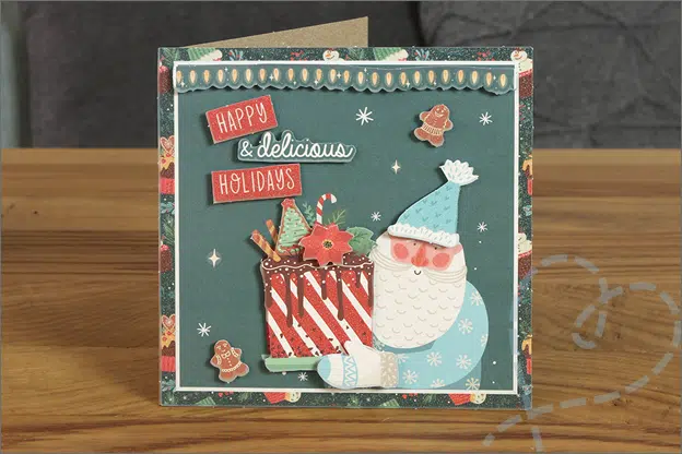 Action Kerstkaarten maken DecoTime DIY Card making voorbeelden