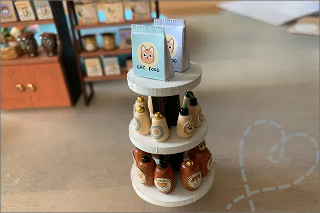 Action Crafts co Miniatuur dierenwinkel etagere