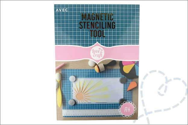 Action Magnetic stenciling tool Love2craft
