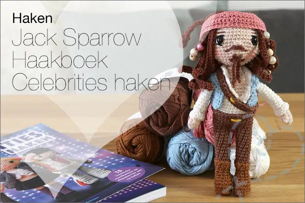 Haken #230: Jack Sparrow, haakboek ‘Celebrities haken’  