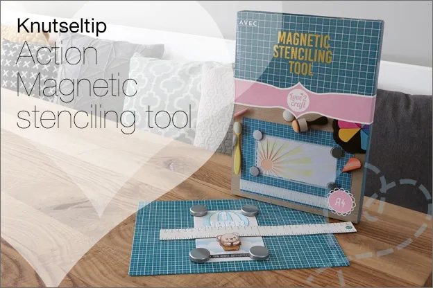 Knutseltip Action Magnetic stenciling tool Love2craft