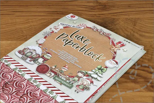 Action Kerst DecoTime luxe papierblok voorbeelden inspiratie