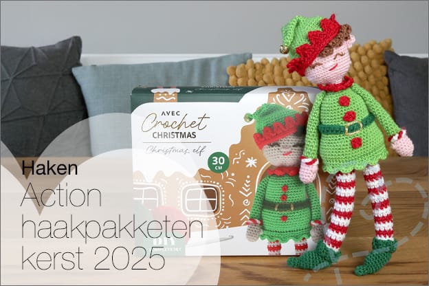 Haken #262: Action haakpakketten kerst 2025 – kerstelf