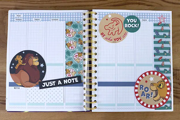 Mascha planner Agenda inspiratie wk 11 lion king