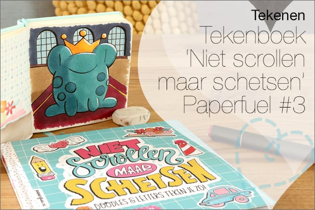 Tekenen #71: Tekenboek ‘Niet scrollen maar schetsen’ van Paperfuel, #3