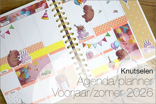 Knutselen #33: Agenda/planner indelen & versieren deel 27
