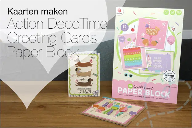 Kaarten maken #227: Action DecoTime 3D Greeting Cards Paper Block
